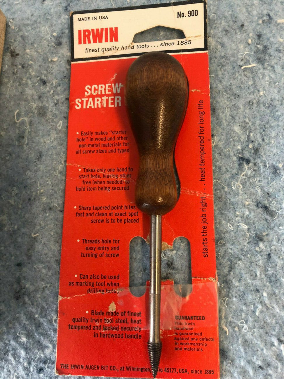 Nice Old Tools Blog Irwin No. 900 Screw Starter